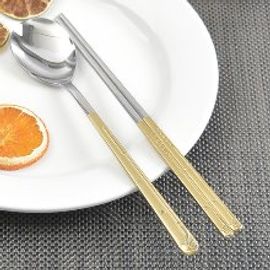 [HAEMO] Golf titanium, Spoon Chopsticks Set _ Reusable Stainless Steel, Korean Chopstick Spoon _ Made in KOREA